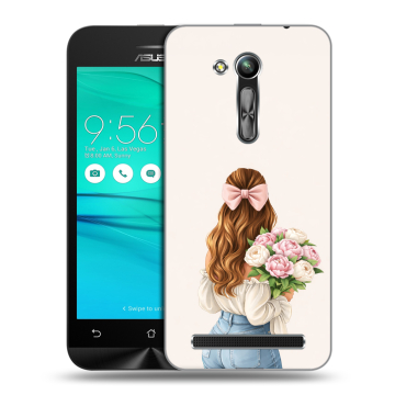 Силиконовый чехол на ASUS ZenFone Go 4.5 ZB452KG с принтом женский