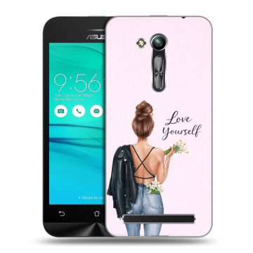 Силиконовый чехол на ASUS ZenFone Go 4.5 ZB452KG с принтом женский