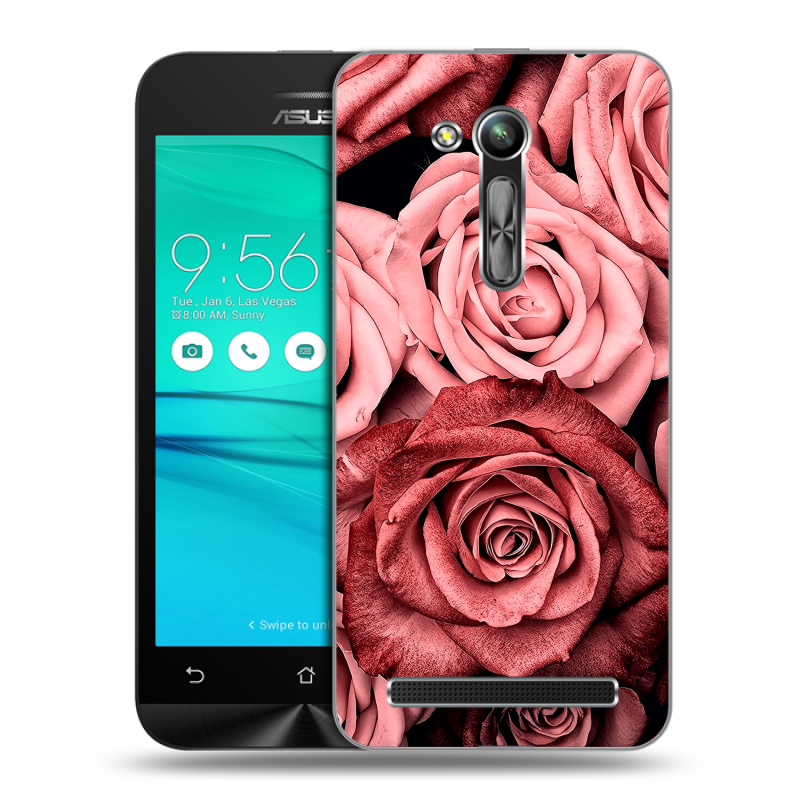 Пластиковый чехол на ASUS ZenFone Go 4.5 ZB452KG с принтом Цветы розы Пластиковый чехол на ASUS ZenFone Go 4.5 ZB452KG с принтом Цветы розы