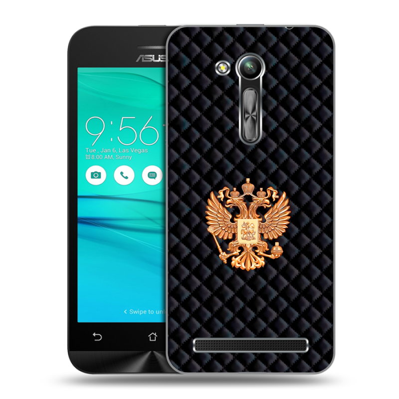 Силиконовый чехол на ASUS ZenFone Go 4.5 ZB452KG с принтом Герб России принт Силиконовый чехол на ASUS ZenFone Go 4.5 ZB452KG с принтом Герб России принт
