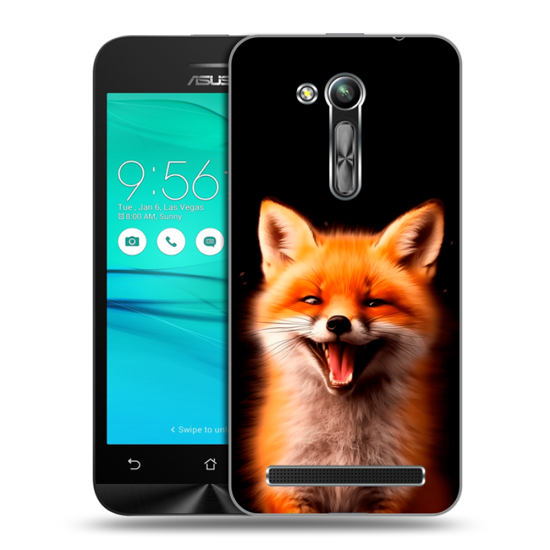 Пластиковый чехол на ASUS ZenFone Go 4.5 ZB452KG с принтом Лиса Пластиковый чехол на ASUS ZenFone Go 4.5 ZB452KG с принтом Лиса