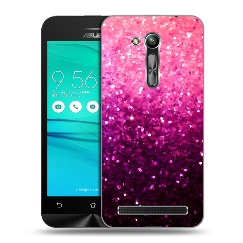 Силиконовый чехол на ASUS ZenFone Go 4.5 ZB452KG с принтом Блестки Силиконовый чехол на ASUS ZenFone Go 4.5 ZB452KG с принтом Блестки