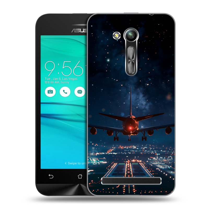 Пластиковый чехол на ASUS ZenFone Go 4.5 ZB452KG с принтом самолет Пластиковый чехол на ASUS ZenFone Go 4.5 ZB452KG с принтом самолет