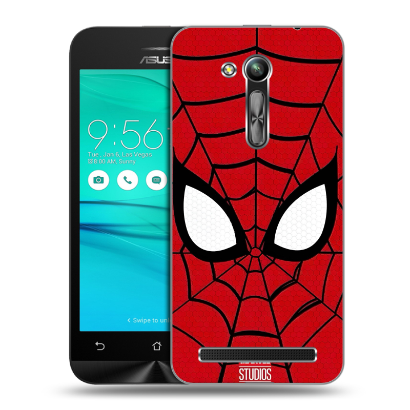 Пластиковый чехол на ASUS ZenFone Go 4.5 ZB452KG с принтом человек паук spiderman Пластиковый чехол на ASUS ZenFone Go 4.5 ZB452KG с принтом человек паук spiderman
