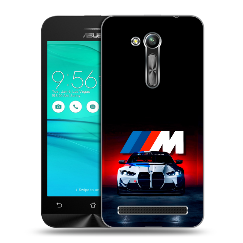 Силиконовый чехол на ASUS ZenFone Go 4.5 ZB452KG с принтом БМВ BMW Силиконовый чехол на ASUS ZenFone Go 4.5 ZB452KG с принтом БМВ BMW
