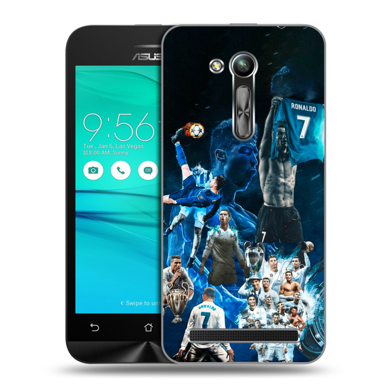 Силиконовый чехол на ASUS ZenFone Go 4.5 ZB452KG с принтом Реал Роналдо Силиконовый чехол на ASUS ZenFone Go 4.5 ZB452KG с принтом Реал Роналдо