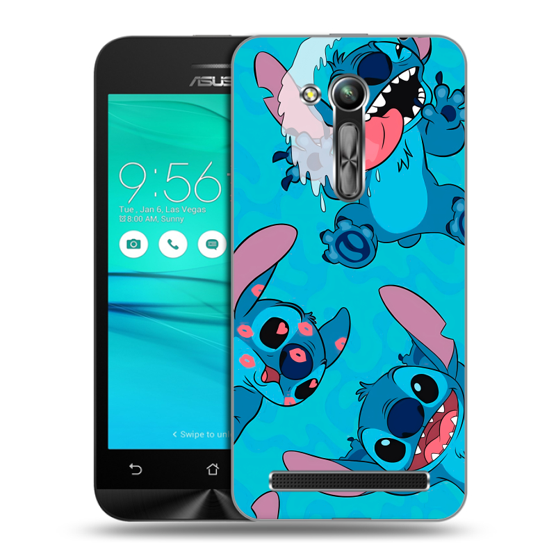 Пластиковый чехол на ASUS ZenFone Go 4.5 ZB452KG с принтом Лило и Стич Пластиковый чехол на ASUS ZenFone Go 4.5 ZB452KG с принтом Лило и Стич