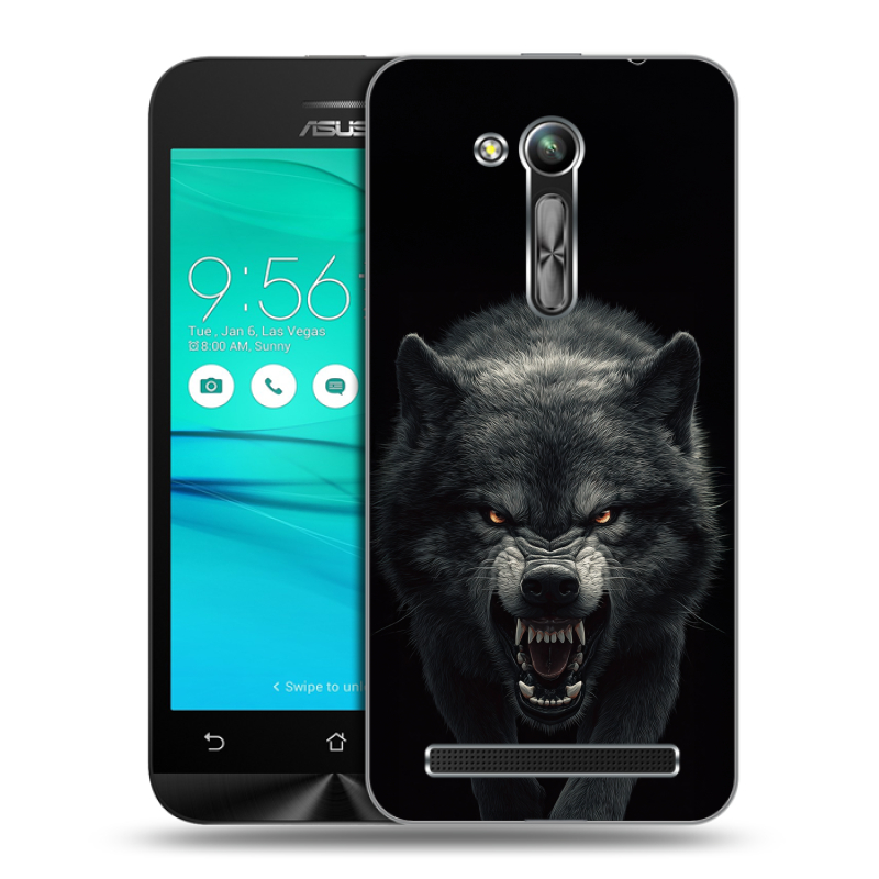 Силиконовый чехол на ASUS ZenFone Go 4.5 ZB452KG с принтом Волк Силиконовый чехол на ASUS ZenFone Go 4.5 ZB452KG с принтом Волк