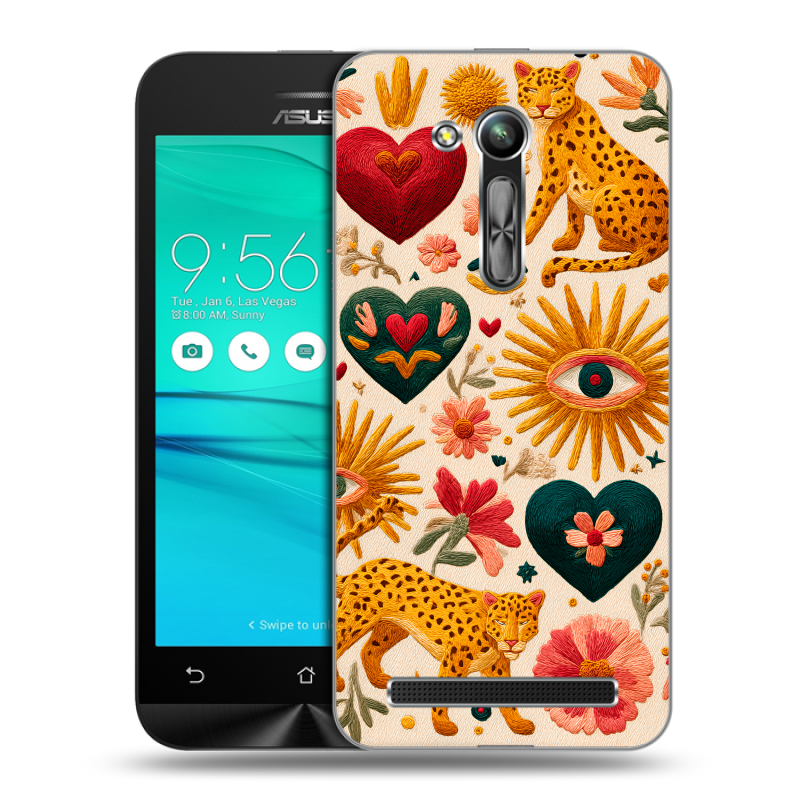 Силиконовый чехол на ASUS ZenFone Go 4.5 ZB452KG с принтом Модный принт Силиконовый чехол на ASUS ZenFone Go 4.5 ZB452KG с принтом Модный принт
