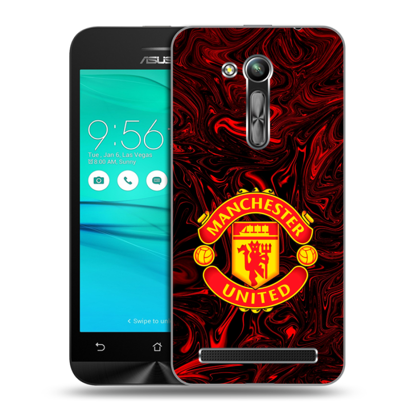 Пластиковый чехол на ASUS ZenFone Go 4.5 ZB452KG с принтом Manchester United Пластиковый чехол на ASUS ZenFone Go 4.5 ZB452KG с принтом Manchester United