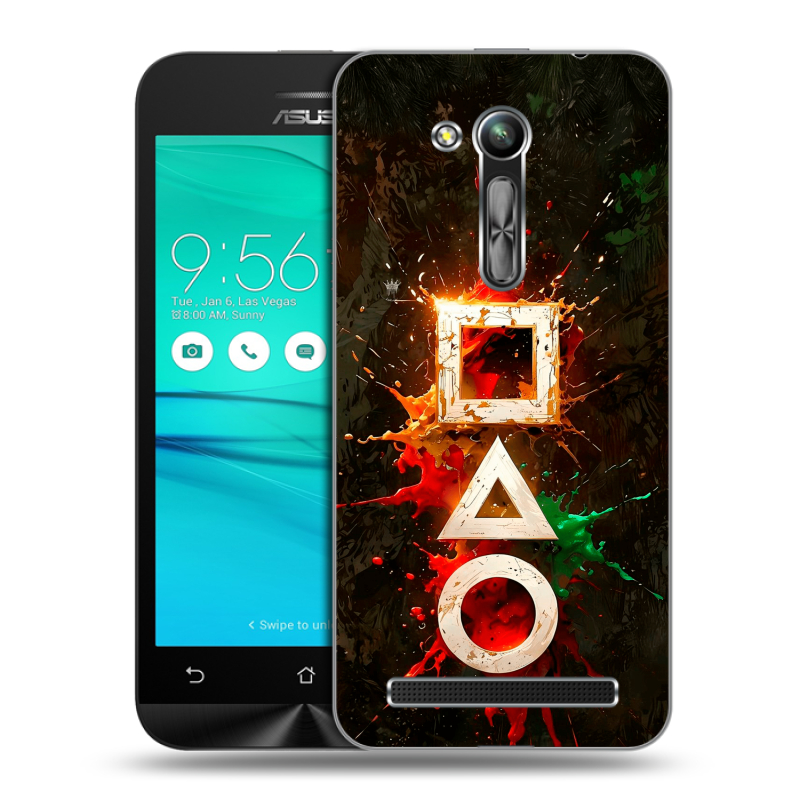 Силиконовый чехол на ASUS ZenFone Go 4.5 ZB452KG с принтом Squid Game Игра кальмара Силиконовый чехол на ASUS ZenFone Go 4.5 ZB452KG с принтом Squid Game Игра кальмара