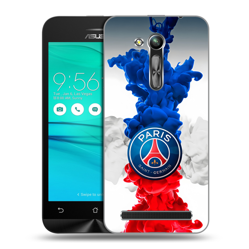 Пластиковый чехол на ASUS ZenFone Go 4.5 ZB452KG с принтом PSG ПСЖ Пластиковый чехол на ASUS ZenFone Go 4.5 ZB452KG с принтом PSG ПСЖ
