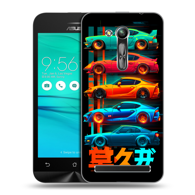 Силиконовый чехол на ASUS ZenFone Go 4.5 ZB452KG с принтом машины тачки Силиконовый чехол на ASUS ZenFone Go 4.5 ZB452KG с принтом машины тачки
