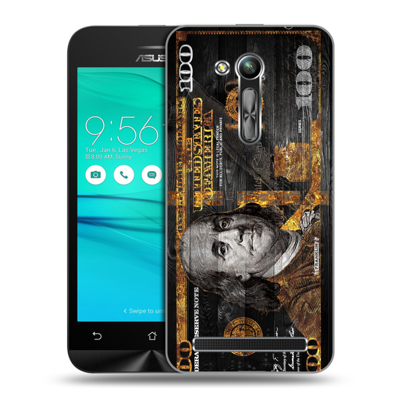 Пластиковый чехол на ASUS ZenFone Go 4.5 ZB452KG с принтом Доллар деньги Пластиковый чехол на ASUS ZenFone Go 4.5 ZB452KG с принтом Доллар деньги