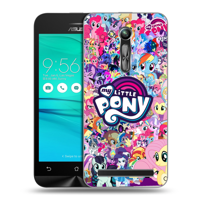 Силиконовый чехол на ASUS ZenFone Go 4.5 ZB452KG с принтом My little pony Дружба чудо Силиконовый чехол на ASUS ZenFone Go 4.5 ZB452KG с принтом My little pony Дружба чудо