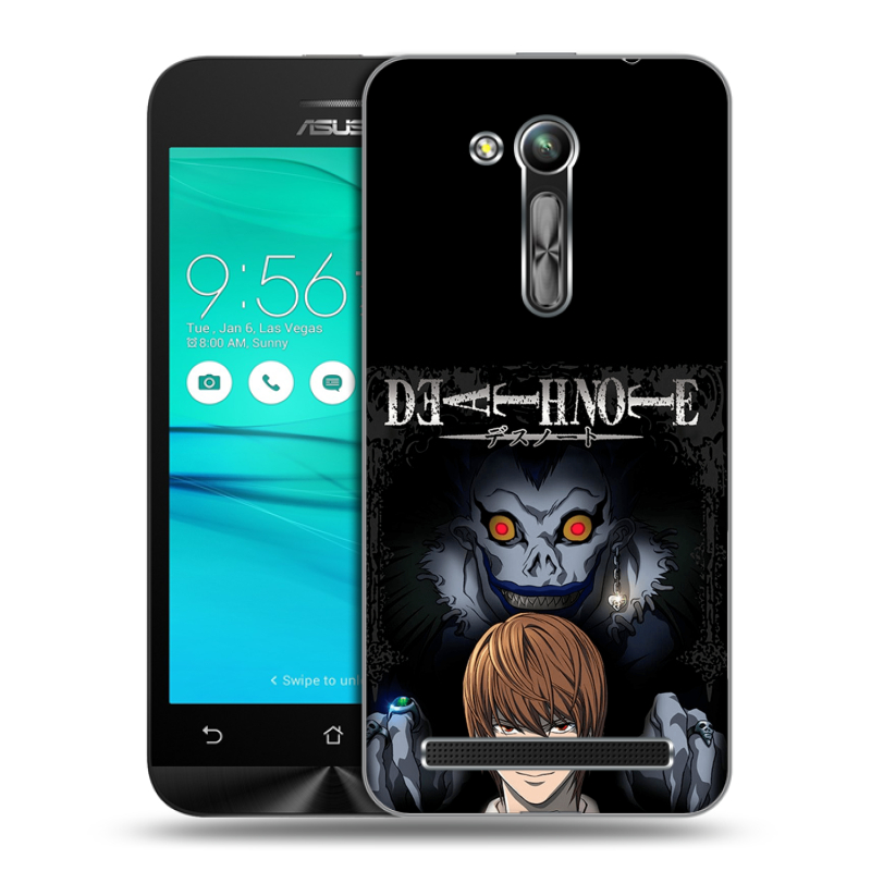 Пластиковый чехол на ASUS ZenFone Go 4.5 ZB452KG с принтом Death note Тетрадь смерти Пластиковый чехол на ASUS ZenFone Go 4.5 ZB452KG с принтом Death note Тетрадь смерти