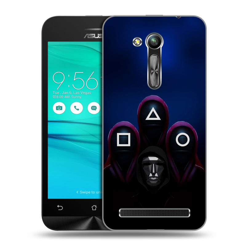 Пластиковый чехол на ASUS ZenFone Go 4.5 ZB452KG с принтом Игра Кальмара Пластиковый чехол на ASUS ZenFone Go 4.5 ZB452KG с принтом Игра Кальмара
