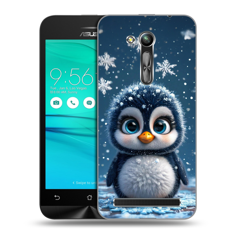 Пластиковый чехол на ASUS ZenFone Go 4.5 ZB452KG с принтом Новый год Пластиковый чехол на ASUS ZenFone Go 4.5 ZB452KG с принтом Новый год