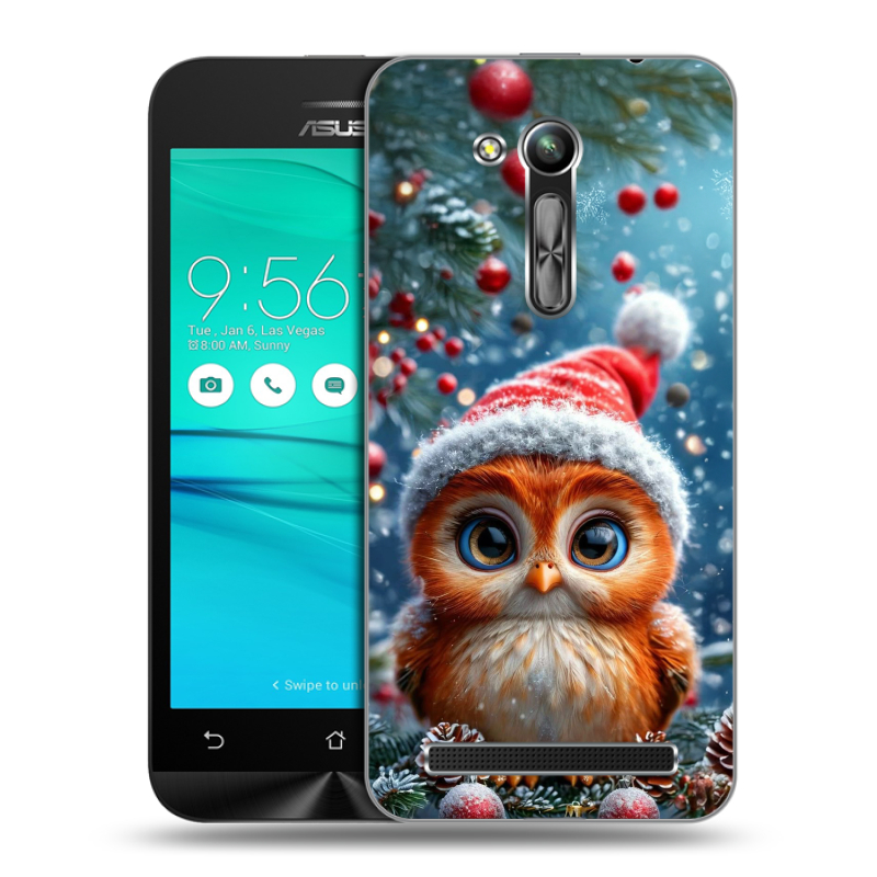 Силиконовый чехол на ASUS ZenFone Go 4.5 ZB452KG с принтом Новый год Силиконовый чехол на ASUS ZenFone Go 4.5 ZB452KG с принтом Новый год