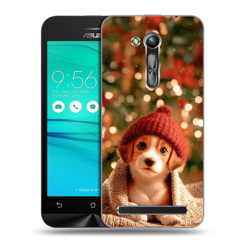 Силиконовый чехол на ASUS ZenFone Go 4.5 ZB452KG с принтом Новый год Силиконовый чехол на ASUS ZenFone Go 4.5 ZB452KG с принтом Новый год