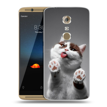 Пластиковый чехол на ZTE Axon 7 с принтом Коты Пластиковый чехол на ZTE Axon 7 с принтом Коты