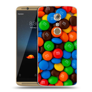 Пластиковый чехол на ZTE Axon 7 с принтом Конфеты