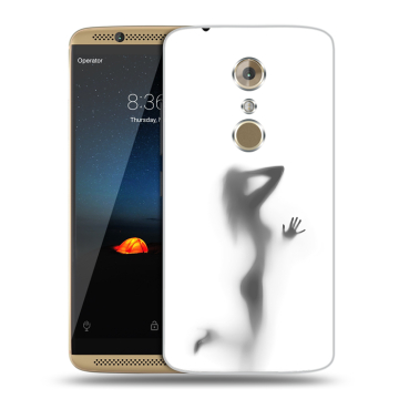 Пластиковый чехол на ZTE Axon 7 с принтом Силуэт