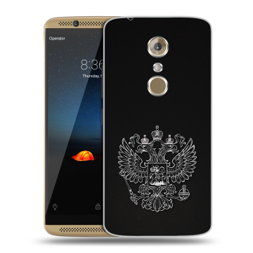 Пластиковый чехол на ZTE Axon 7 с принтом Герб России