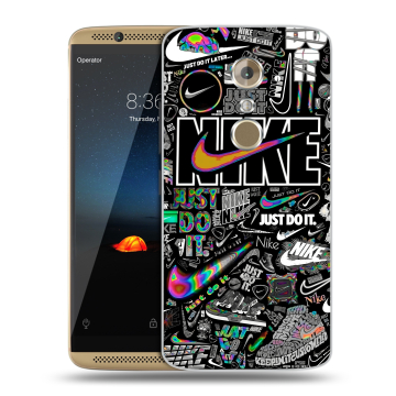 Пластиковый чехол на ZTE Axon 7 с принтом Найк Пластиковый чехол на ZTE Axon 7 с принтом Найк