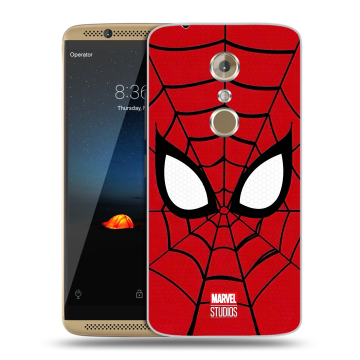 Пластиковый чехол на ZTE Axon 7 с принтом человек паук spiderman Пластиковый чехол на ZTE Axon 7 с принтом человек паук spiderman