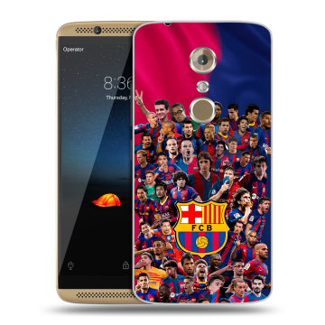 Пластиковый чехол на ZTE Axon 7 с принтом Барселона Barcelona