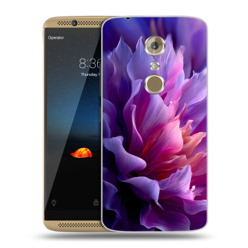 Пластиковый чехол на ZTE Axon 7 с принтом женский цветы Пластиковый чехол на ZTE Axon 7 с принтом женский цветы