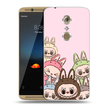 Пластиковый чехол на ZTE Axon 7 с принтом Лабубу