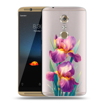 Пластиковый чехол на ZTE Axon 7 с принтом Цветы орхидеи