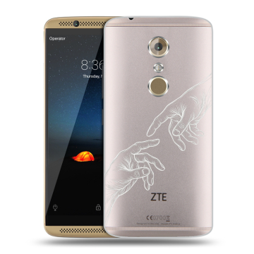 Пластиковый чехол на ZTE Axon 7 с принтом Сотворение мира