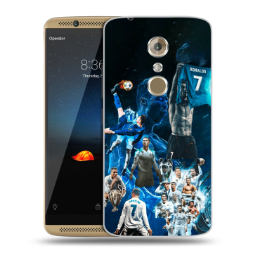 Пластиковый чехол на ZTE Axon 7 с принтом Реал Роналдо Пластиковый чехол на ZTE Axon 7 с принтом Реал Роналдо