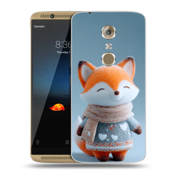 Пластиковый чехол на ZTE Axon 7 с принтом Лиса