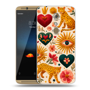 Пластиковый чехол на ZTE Axon 7 с принтом Модный принт