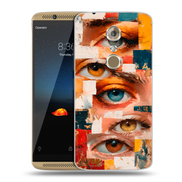 Пластиковый чехол на ZTE Axon 7 с принтом Модный принт