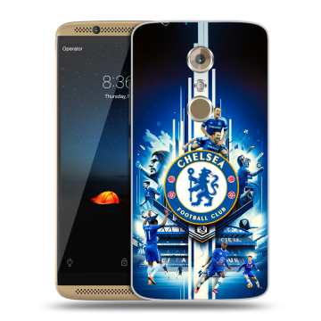 Пластиковый чехол на ZTE Axon 7 с принтом Chelsea Челси