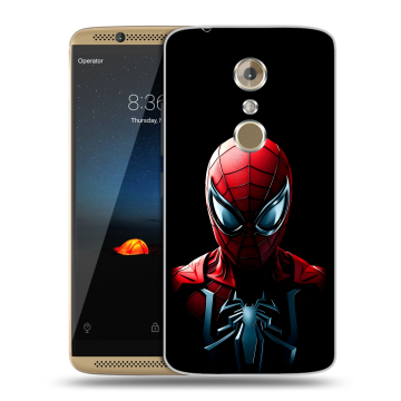 Пластиковый чехол на ZTE Axon 7 с принтом Spiderman Человек паук