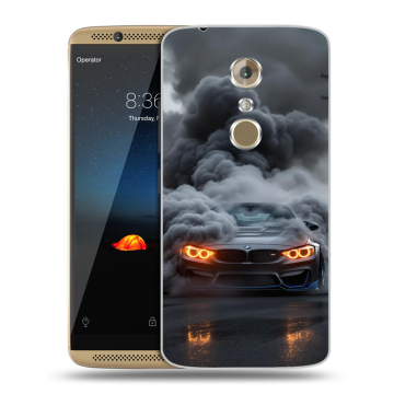Пластиковый чехол на ZTE Axon 7 с принтом BMW БМВ Пластиковый чехол на ZTE Axon 7 с принтом BMW БМВ