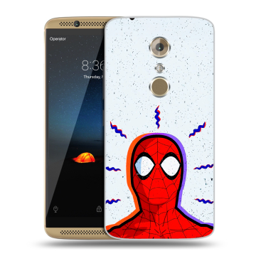 Пластиковый чехол на ZTE Axon 7 с принтом Spiderman Человек паук