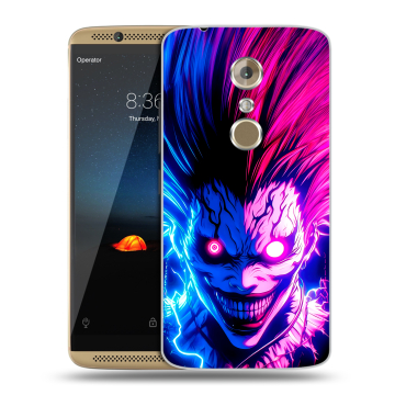 Пластиковый чехол на ZTE Axon 7 с принтом Death note Тетрадь смерти