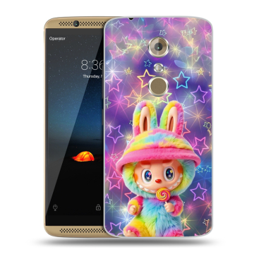 Пластиковый чехол на ZTE Axon 7 с принтом Labubu Лабубу Пластиковый чехол на ZTE Axon 7 с принтом Labubu Лабубу