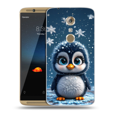 Пластиковый чехол на ZTE Axon 7 с принтом Новый год