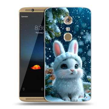 Пластиковый чехол на ZTE Axon 7 с принтом Новый год