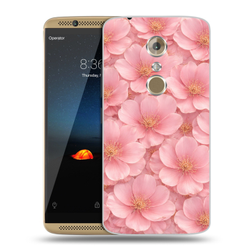 Пластиковый чехол на ZTE Axon 7 с принтом женский