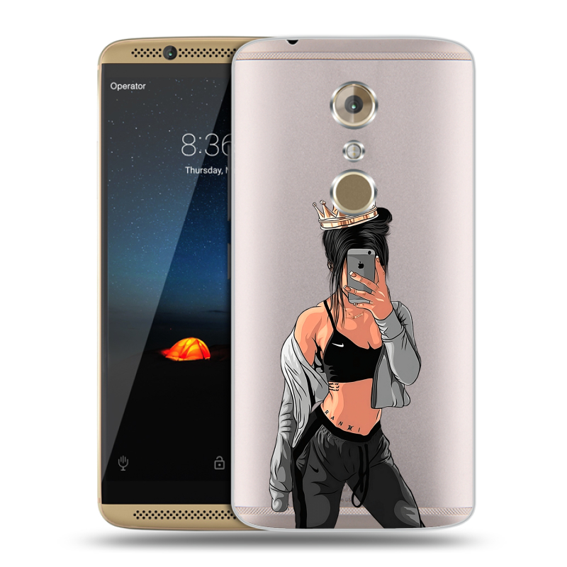 Пластиковый чехол на ZTE Axon 7 с принтом Женские принты Пластиковый чехол на ZTE Axon 7 с принтом Женские принты