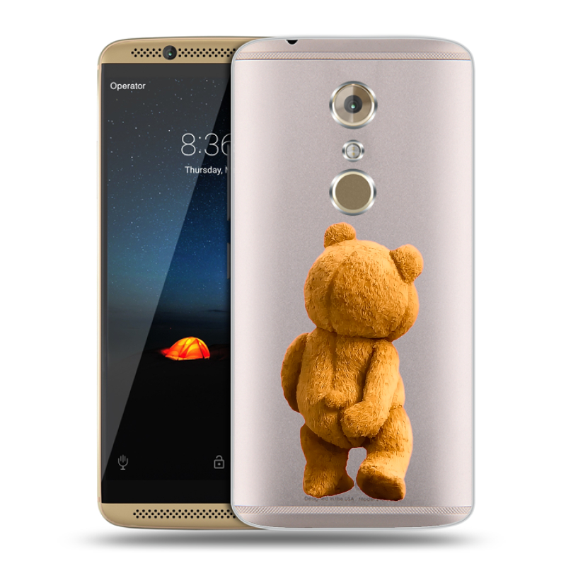 Пластиковый чехол на ZTE Axon 7 с принтом Медведь Пластиковый чехол на ZTE Axon 7 с принтом Медведь
